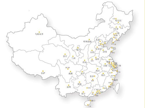 全国网点分布